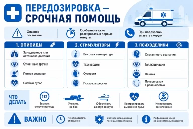 Помощь при передозировке в Заречном