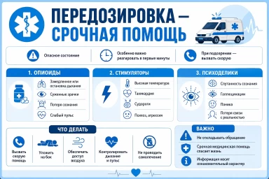 Помощь при передозировке в Заречном