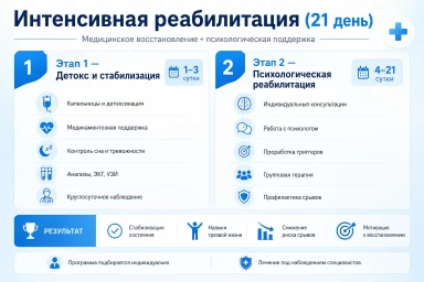 Реабилитация за 21 день в Заречном